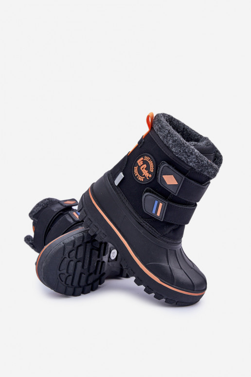 sniega apavi Bērnu apavi ar lipīgām aizdarēm Lee Cooper LCJ-24-44-2865K melnas krāsas sniega apavi Bērnu apavi ar lipīgām aizdarēm Lee Cooper LCJ-24-44-2865K melnas krāsas