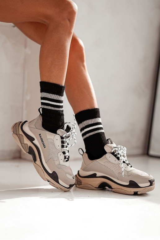 Svītraini apavi Skarpety Sieviešu ar svītrām Bez spiediena melnas krāsas Svītraini apavi Skarpety Sieviešu ar svītrām Bez spiediena melnas krāsas