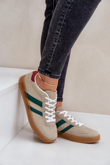 Sneakers modeļa apavi Sieviešu zemais smilšu krāsas EnnorInen