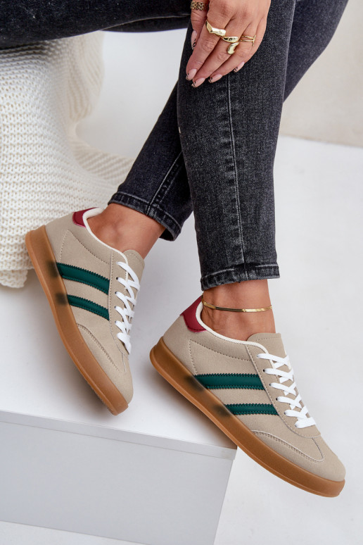 Sneakers modeļa apavi Sieviešu zemais smilšu krāsas EnnorInen