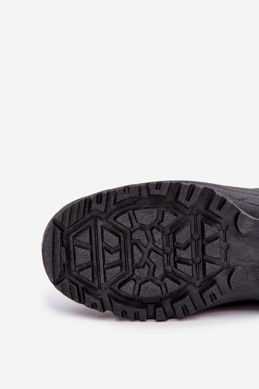 sniega apavi vīriešiem Uz pili siltināti ar kažokādu melnas krāsas Linnora sniega apavi vīriešiem Uz pili siltināti ar kažokādu melnas krāsas Linnora