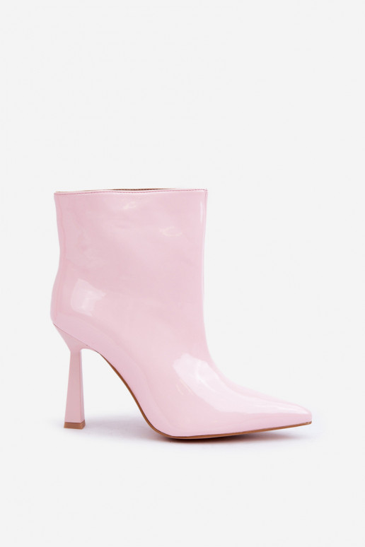 Laque Sieviešu puszābaki Ieslēgts Szpice Paslīdēt uz Gaiši sārtas krāsas Seliri