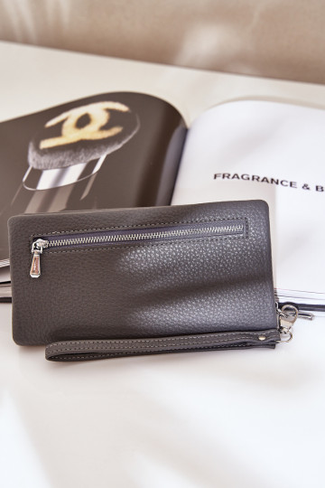 Tā irciņš Ar reljefu Eko āda pelēkas krāsas Tā irrtiel 2