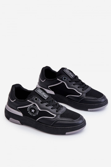 Sieviešu Sportiska stila apavi Big Star LL274443 Melns-Pelēkas krāsas 2