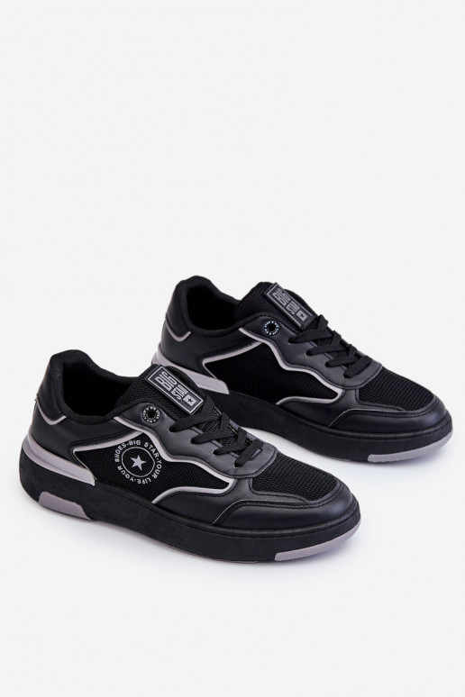 Sieviešu Sportiska stila apavi Big Star LL274443 Melns-Pelēkas krāsas Sieviešu Sportiska stila apavi Big Star LL274443 Melns-Pelēkas krāsas