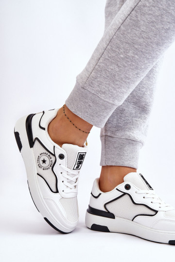 Sieviešu Sportiska stila apavi Big Star LL274440 Baltas-melnas krāsas