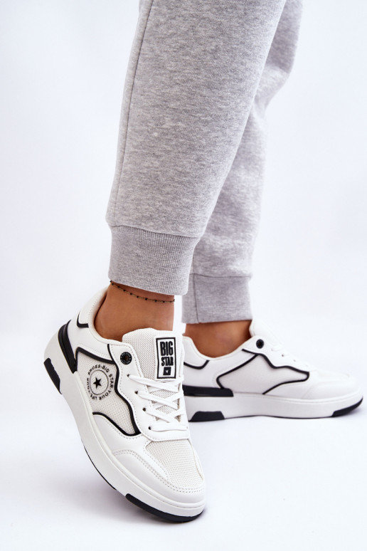Sieviešu Sportiska stila apavi Big Star LL274440 Baltas-melnas krāsas Sieviešu Sportiska stila apavi Big Star LL274440 Baltas-melnas krāsas