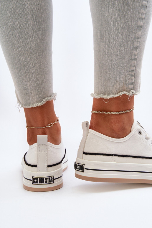 Sieviešu apavi Big Star NN274205 baltas krāsas Sieviešu apavi Big Star NN274205 baltas krāsas