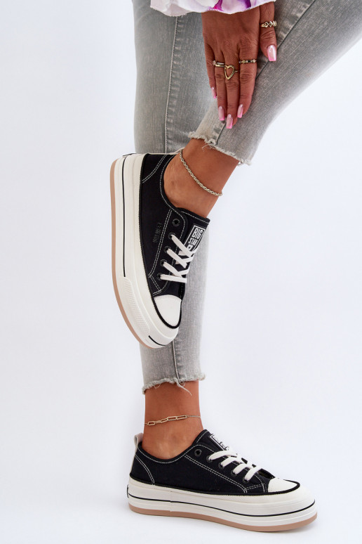 Sieviešu apavi Big Star NN274204 melnas krāsas Sieviešu apavi Big Star NN274204 melnas krāsas