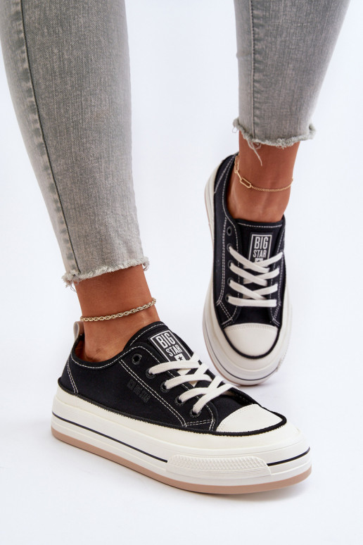 Sieviešu apavi Big Star NN274204 melnas krāsas Sieviešu apavi Big Star NN274204 melnas krāsas