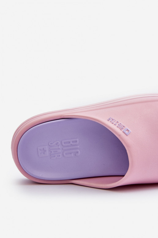 sieviešu čības ar platformu Big Star NN274A035 Rozā krāsas