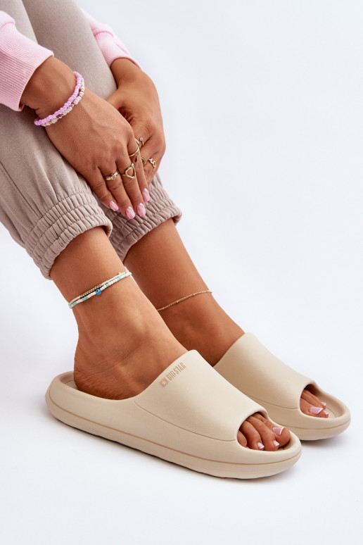 Gaisma sieviešu čības Big Star NN274A040 smilšu krāsas