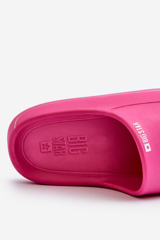 Gaisma sieviešu čības Big Star NN274A041 rozā krāsas