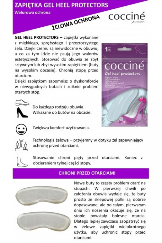 Coccine Gel Heel Protectors papēžu aizsargi