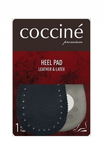 Coccine Korkveida melnas papēžu ieliktņi dabīgā ādā