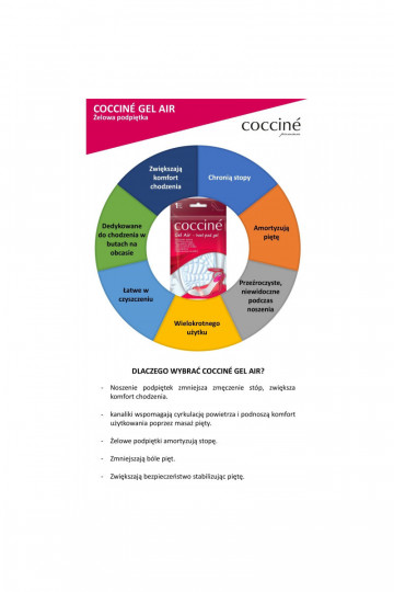 Coccine Sieviešu želejveida papēži Gel Air 2