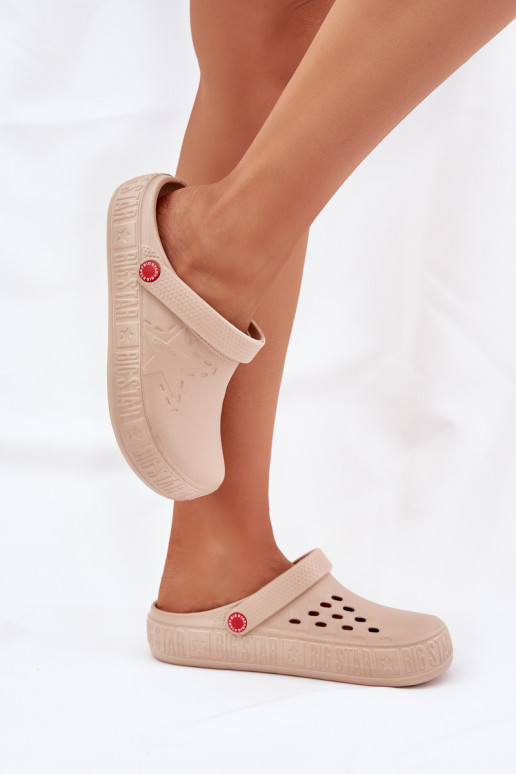 Sieviešu Vieglas čības Big Star II275012 smilšu krāsas Sieviešu Vieglas čības Big Star II275012 smilšu krāsas