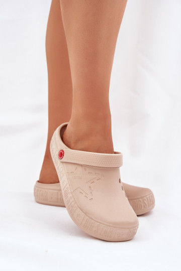 Sieviešu Vieglas čības Big Star II275012 smilšu krāsas 2