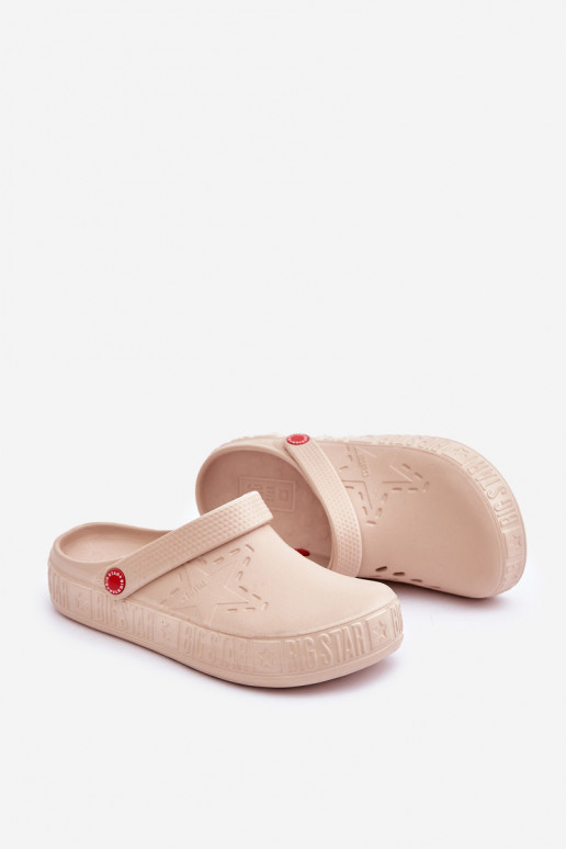 Sieviešu Vieglas čības Big Star II275012 smilšu krāsas Sieviešu Vieglas čības Big Star II275012 smilšu krāsas