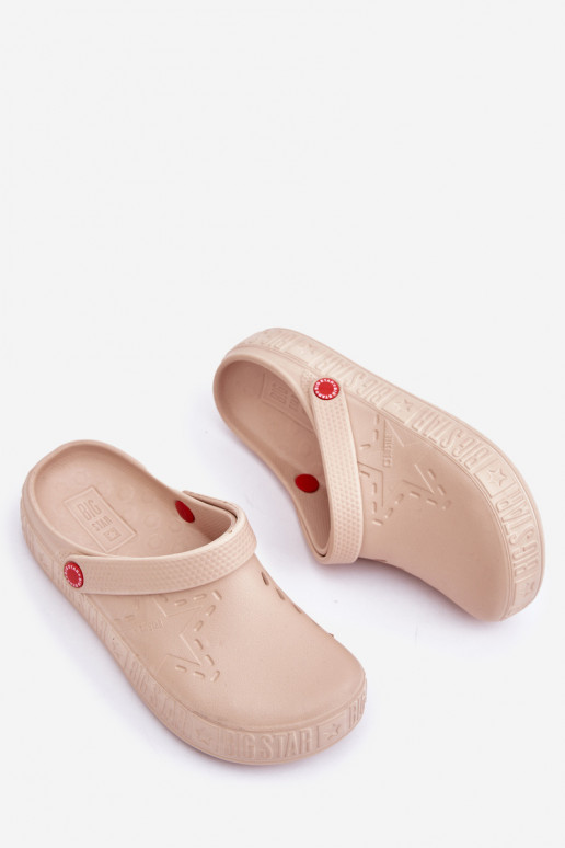 Sieviešu Vieglas čības Big Star II275012 smilšu krāsas Sieviešu Vieglas čības Big Star II275012 smilšu krāsas