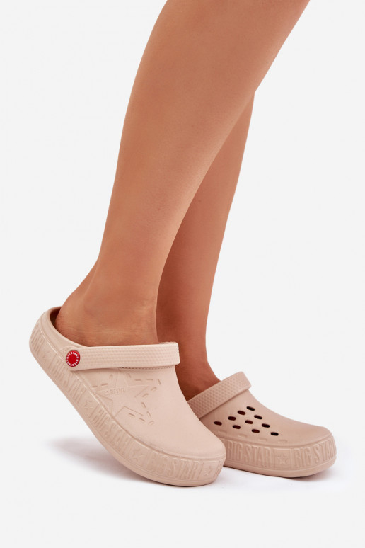 Sieviešu Vieglas čības Big Star II275012 smilšu krāsas Sieviešu Vieglas čības Big Star II275012 smilšu krāsas