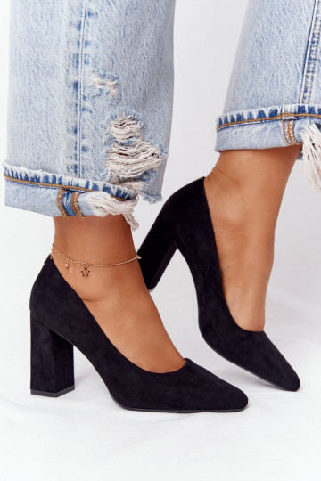 Kurpes ar papēdi Sergio Leone PB216 melnas krāsas 2