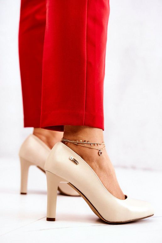 Augstpapēžu kurpes Sergio Leone smilšu krāsas Campbell