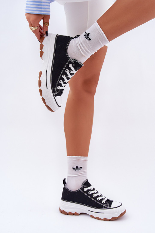 Zems sieviešu puszābaki ar platformu melnas krāsas AradInin Zems sieviešu puszābaki ar platformu melnas krāsas AradInin