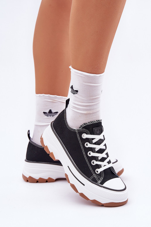 Zems sieviešu puszābaki ar platformu melnas krāsas AradInin Zems sieviešu puszābaki ar platformu melnas krāsas AradInin