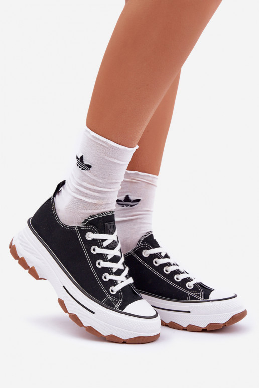 Zems sieviešu puszābaki ar platformu melnas krāsas AradInin Zems sieviešu puszābaki ar platformu melnas krāsas AradInin