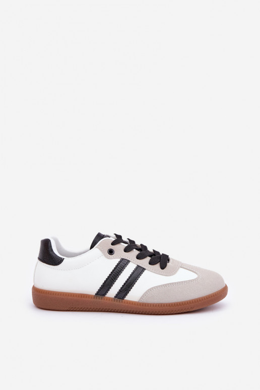 sporta apavi ar līdzenu zoli Sporta apavi Sieviešu Baltas-melnas krāsas Loredis