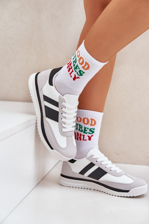 sporta apavi Sneakers modeļa apavi Sieviešu baltas krāsas Galabis sporta apavi Sneakers modeļa apavi Sieviešu baltas krāsas Galabis