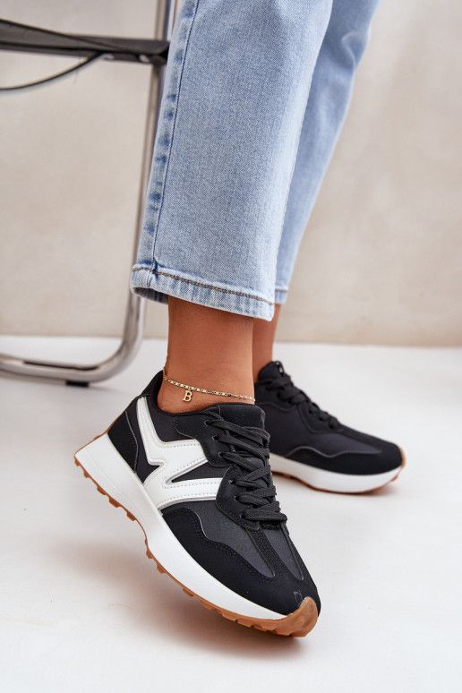 sporta apavi Sneakers modeļa apavi Sieviešu melnas krāsas Britma sporta apavi Sneakers modeļa apavi Sieviešu melnas krāsas Britma