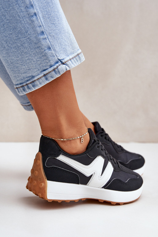 sporta apavi Sneakers modeļa apavi Sieviešu melnas krāsas Britma sporta apavi Sneakers modeļa apavi Sieviešu melnas krāsas Britma