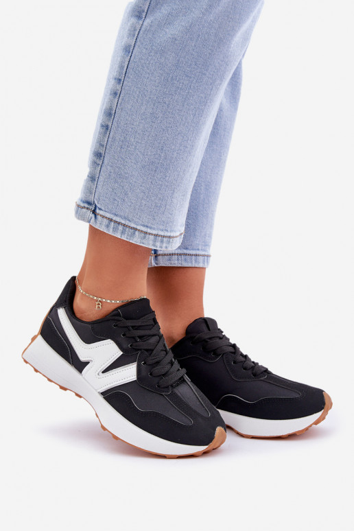 sporta apavi Sneakers modeļa apavi Sieviešu melnas krāsas Britma sporta apavi Sneakers modeļa apavi Sieviešu melnas krāsas Britma