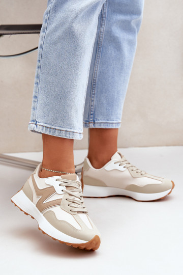 sporta apavi Sneakers modeļa apavi Sieviešu smilšu krāsas Britma