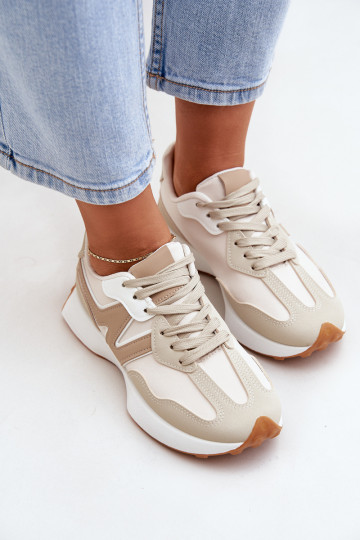 sporta apavi Sneakers modeļa apavi Sieviešu smilšu krāsas Britma 2