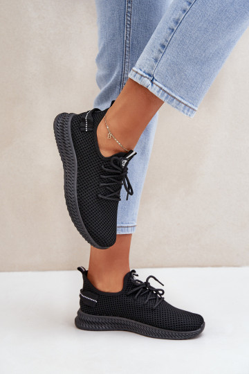 Tīkls Paslīdēt uz sporta apavi Sieviešu melnas krāsas Harice