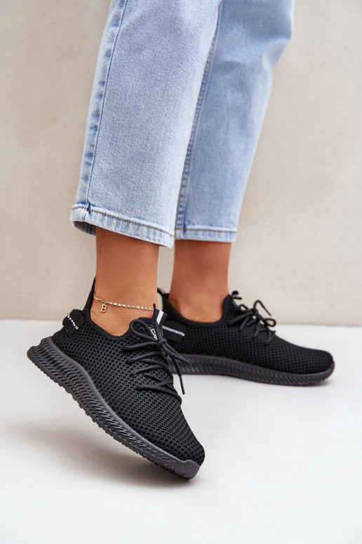 Tīkls Paslīdēt uz sporta apavi Sieviešu melnas krāsas Harice