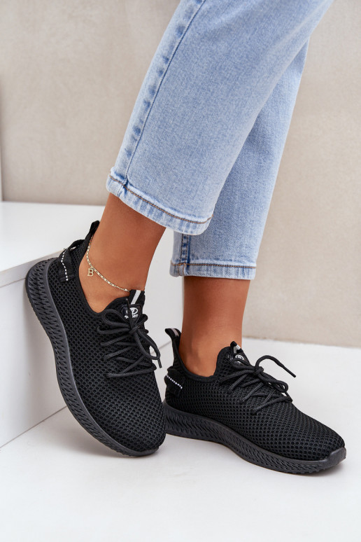 Tīkls Paslīdēt uz sporta apavi Sieviešu melnas krāsas Harice