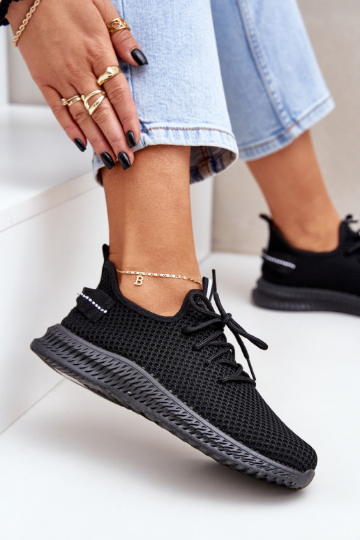 Tīkls Paslīdēt uz sporta apavi Sieviešu melnas krāsas Harice