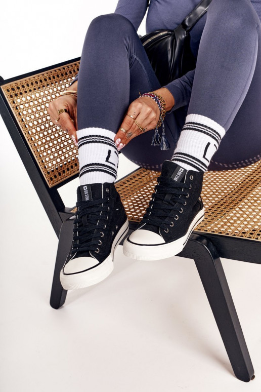 Sieviešu tõmblukuga Big Star DD274330 melnas krāsas