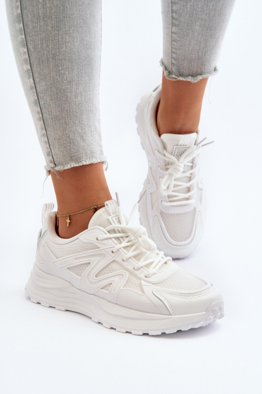 Stilīgasrnas brīvā laika apavi Big Star NN274A084 baltas krāsas Stilīgasrnas brīvā laika apavi Big Star NN274A084 baltas krāsas