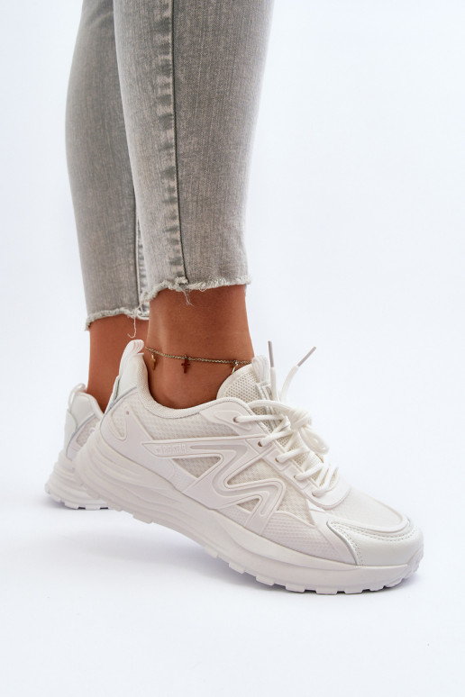 Stilīgasrnas brīvā laika apavi Big Star NN274A084 baltas krāsas Stilīgasrnas brīvā laika apavi Big Star NN274A084 baltas krāsas