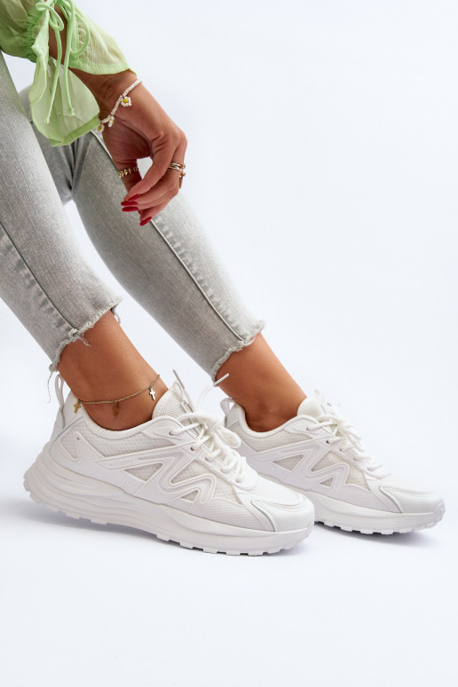 Stilīgasrnas brīvā laika apavi Big Star NN274A084 baltas krāsas Stilīgasrnas brīvā laika apavi Big Star NN274A084 baltas krāsas