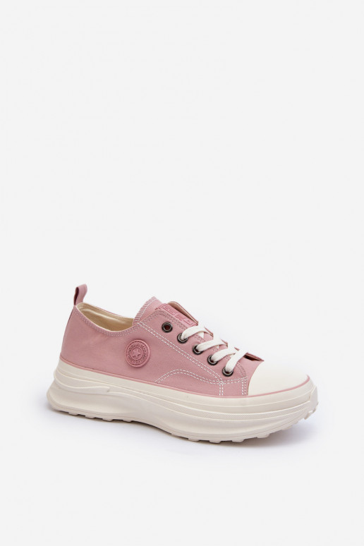 Sieviešu apavi Uz masīvas zoles Big Star NN274129 Rozā krāsas