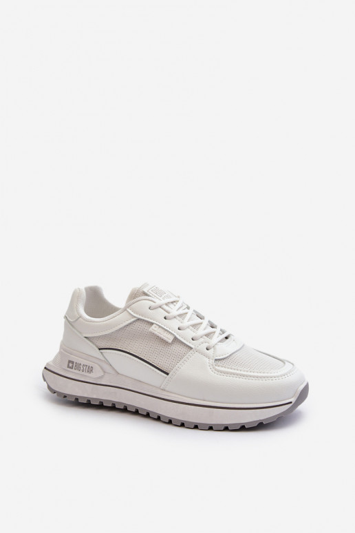 Sneakers modeļa apavi Sieviešu Big Star NN274A089 baltas krāsas Sneakers modeļa apavi Sieviešu Big Star NN274A089 baltas krāsas