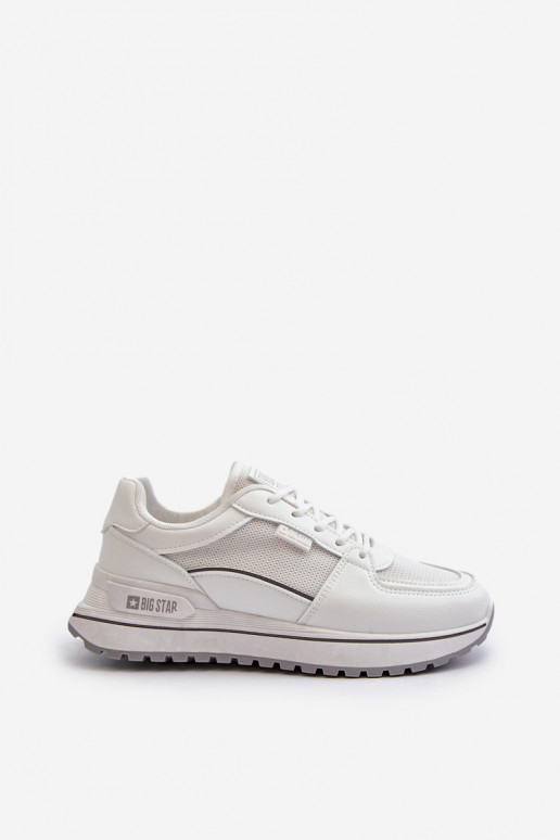 Sneakers modeļa apavi Sieviešu Big Star NN274A089 baltas krāsas Sneakers modeļa apavi Sieviešu Big Star NN274A089 baltas krāsas