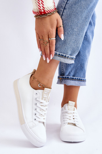 Klasiski sporta apavi Baltas-smilšu krāsas Ville