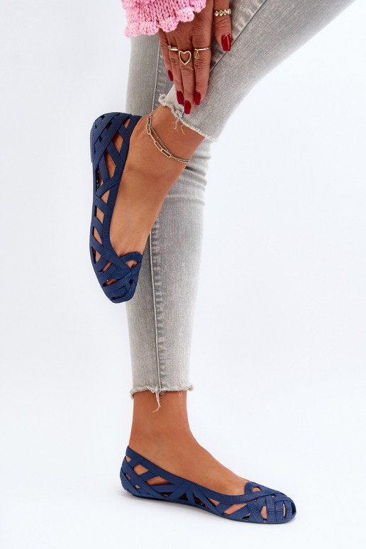 Sieviešu Gumijas Balerīnas tumši zilas krāsas Salam